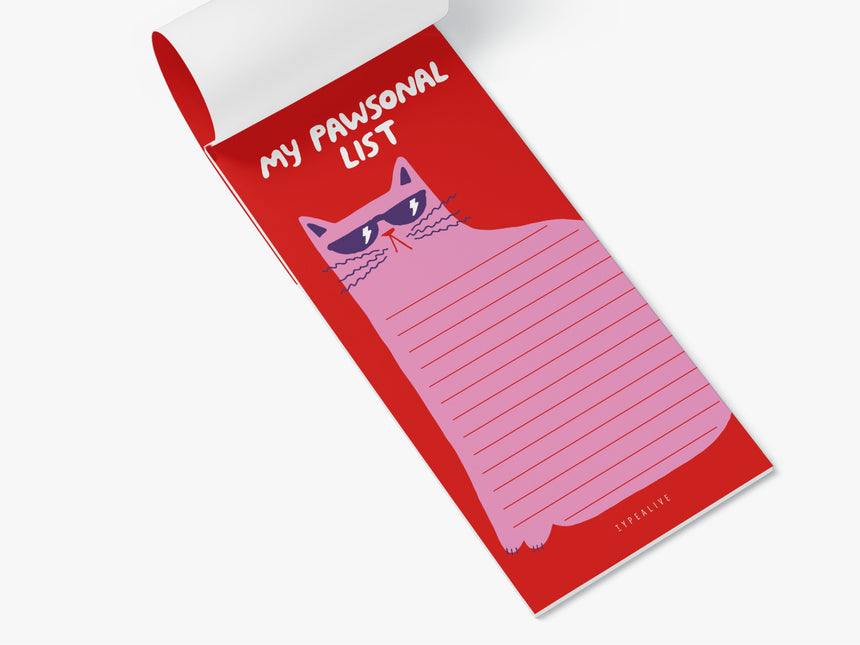 Notizblock "schmal" / Pawsonal List
