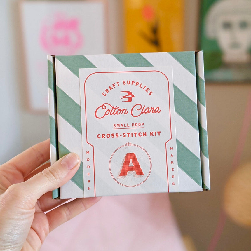 Cotton Clara - Mini embroidery kit "Aperol"