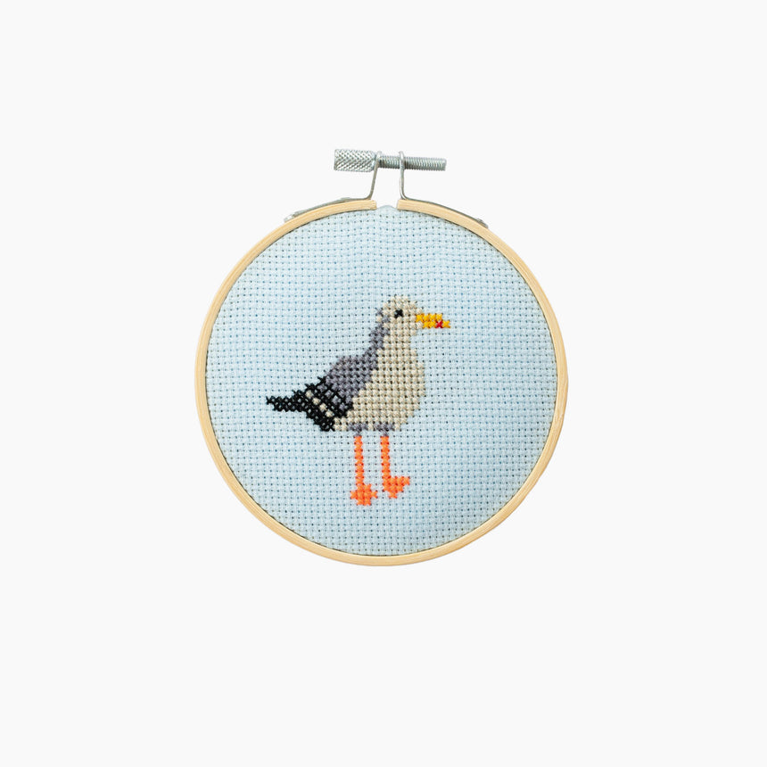 Cotton Clara - Mini embroidery kit "Seagull"
