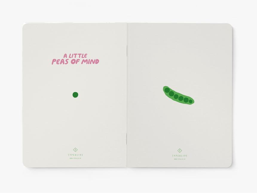 Notizheft / Peas Of Mind