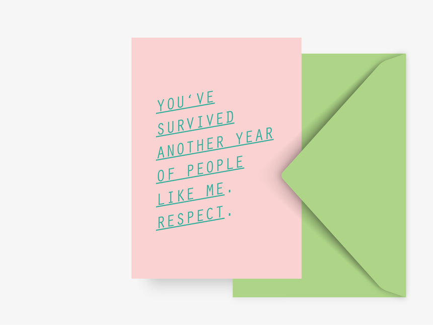 Greeting Card / Survived