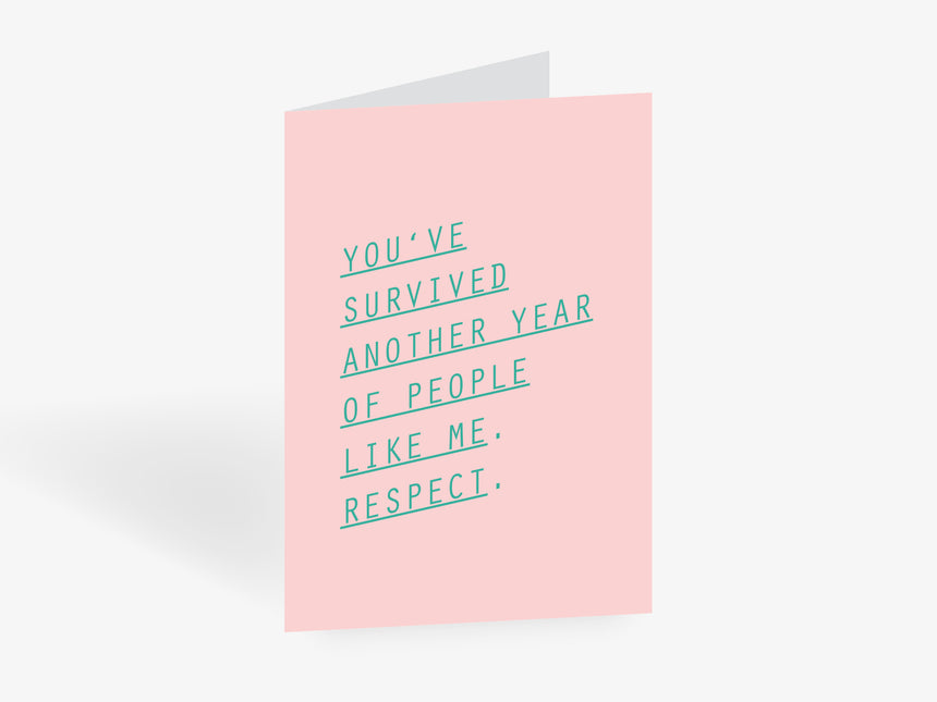 Greeting Card / Survived