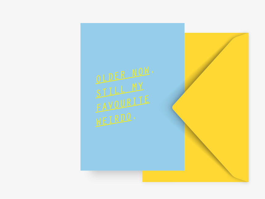 Greeting Card / Weirdo