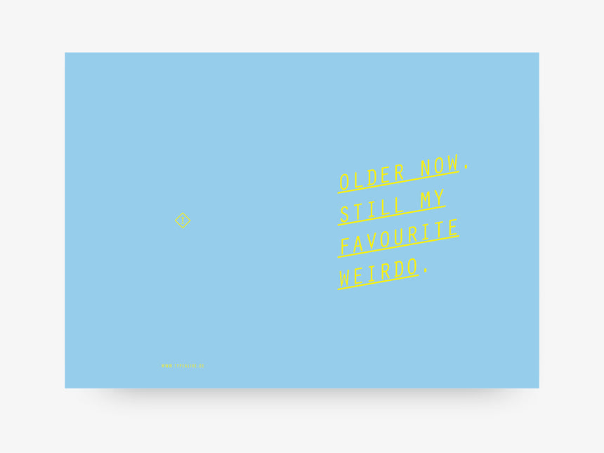Greeting Card / Weirdo
