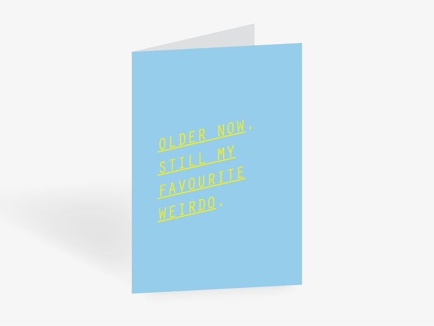 Greeting Card / Weirdo