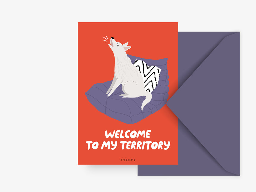 Postcard / Petisfaction "Dogs" Territory