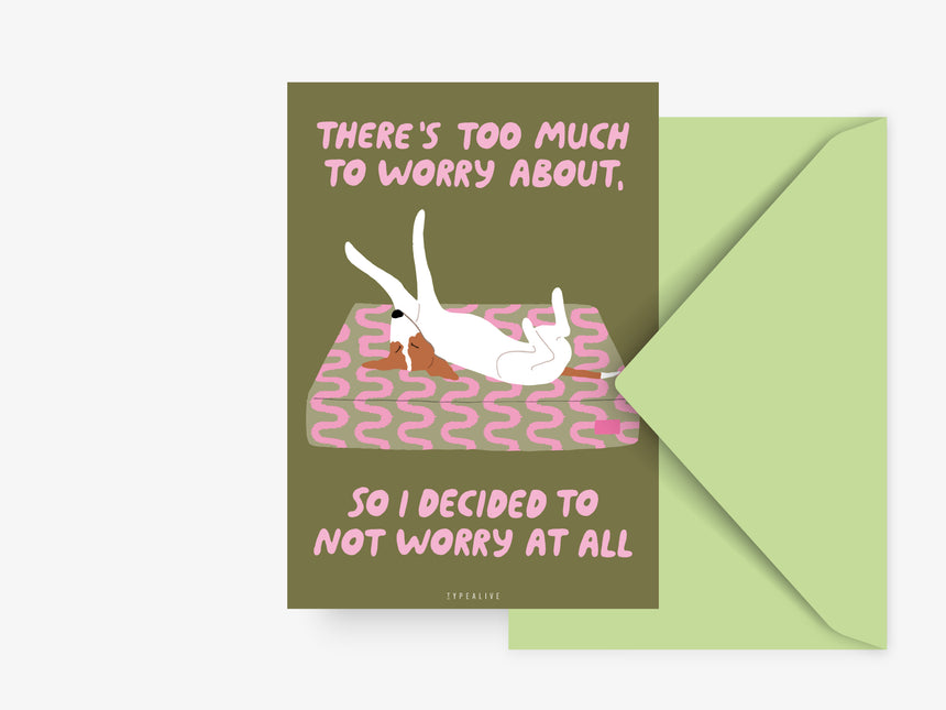 Postcard / Petisfaction "Dogs" Worry