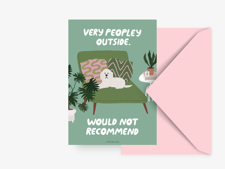 Postcard / Petisfaction "Dogs" Peopley