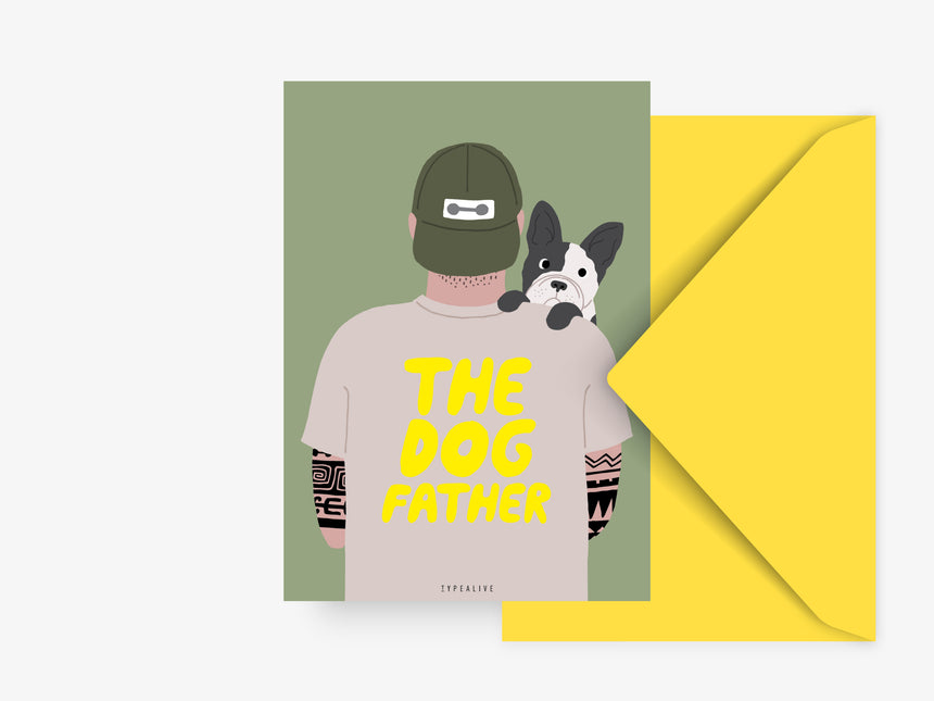 Postcard / Petisfaction "Dogs" Dogfather