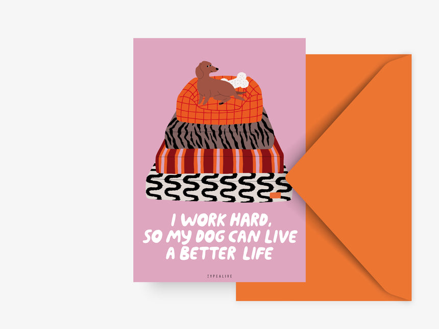 Postcard / Petisfaction "Dogs" Better Life No. 2