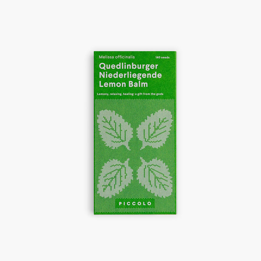 Piccolo Seeds - Saatgut "Niederliegende Quedlinburger Lemon Balm"