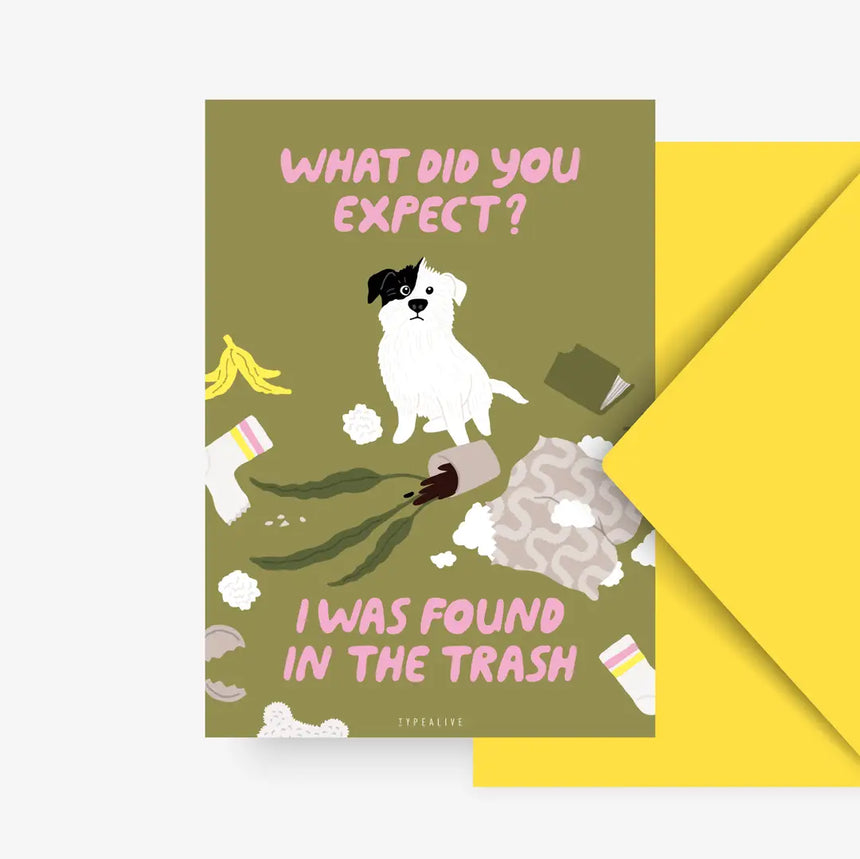 Postkarte / Petisfaction "Dogs" Trash