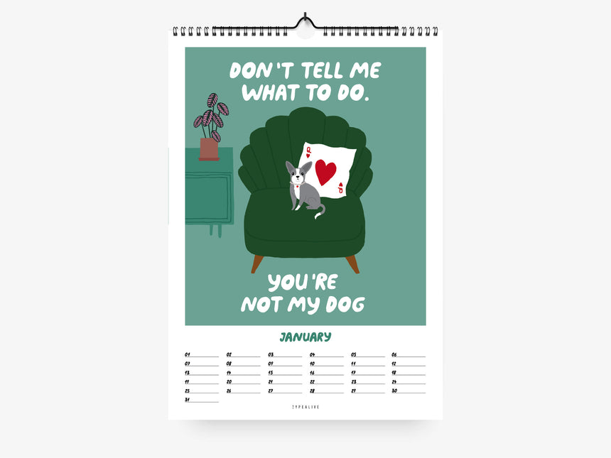 Wandkalender / Petisfaction "Dogs" No. 2