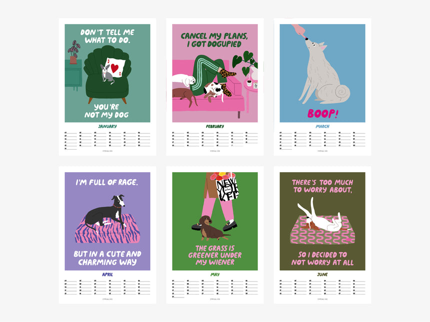 Wandkalender / Petisfaction "Dogs" No. 2