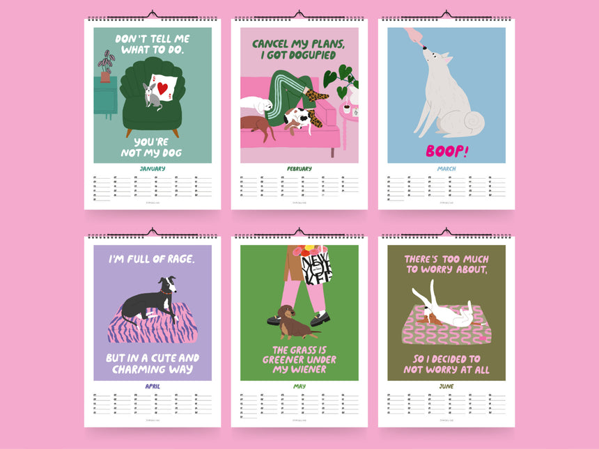 Wandkalender / Petisfaction "Dogs" No. 2