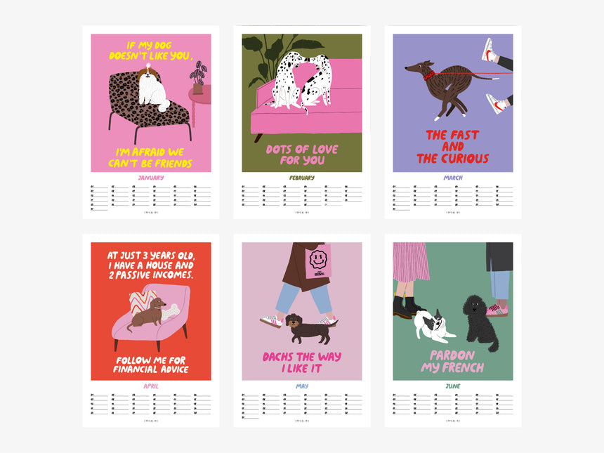 Wandkalender / Petisfaction "Dogs" No. 3
