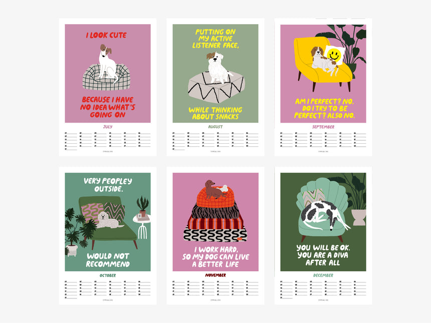 Wandkalender / Petisfaction "Dogs" No. 3