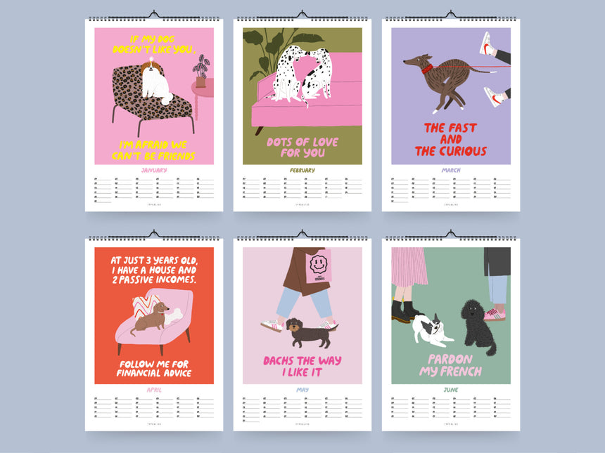 Wandkalender / Petisfaction "Dogs" No. 3