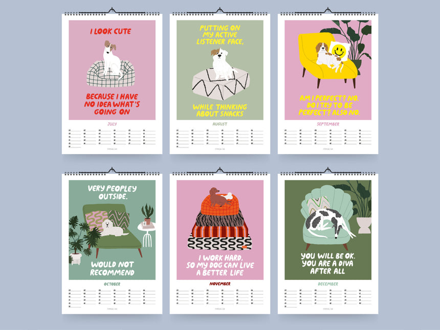 Wandkalender / Petisfaction "Dogs" No. 3