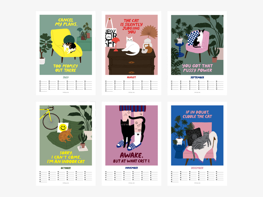 Wandkalender / Petisfaction "Cats" No. 2