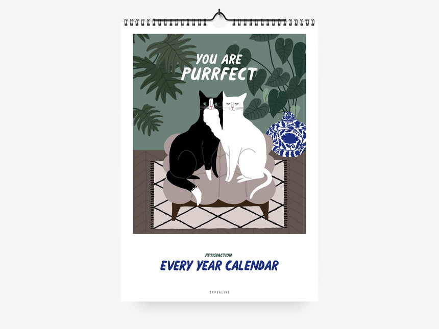 Wall Calendar / Petisfaction "Cats"