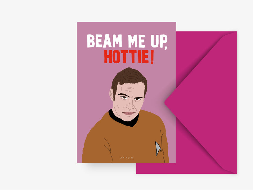 Postkarte / Beam Me Up