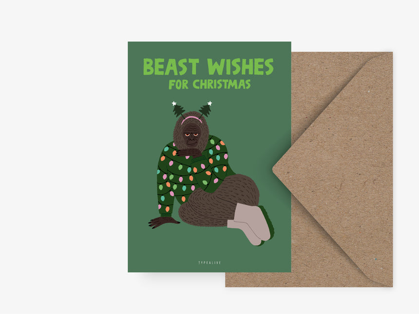Postkarte / Beast Wishes