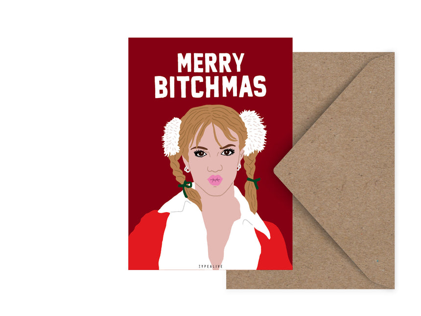 Postkarte / Bitchmas