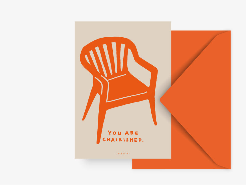 Postkarte / Chairished