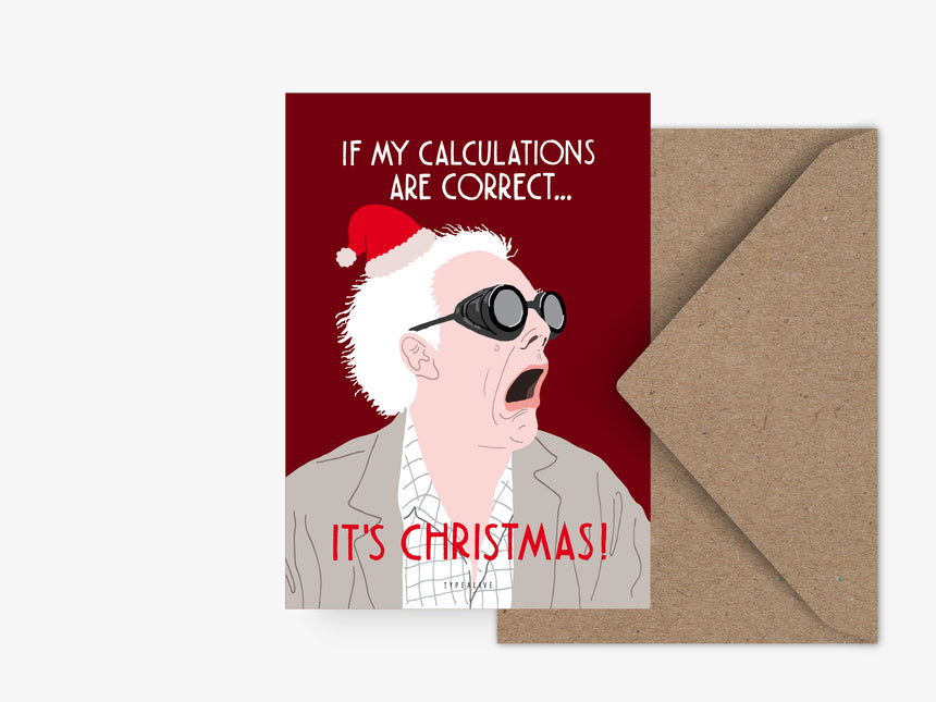 Postkarte / Christmas Calculations