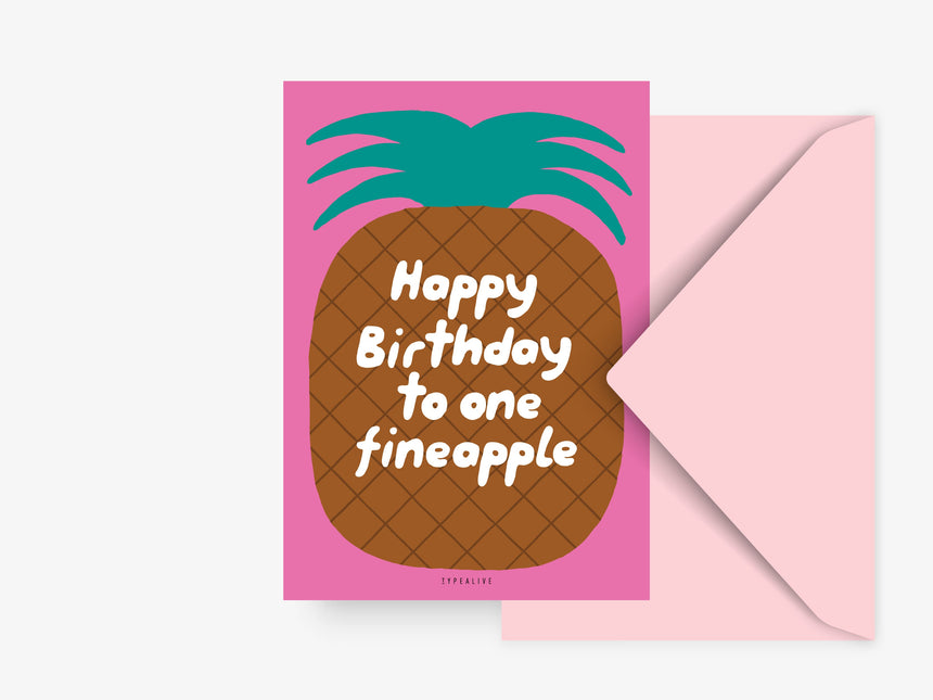Postkarte / Fineapple