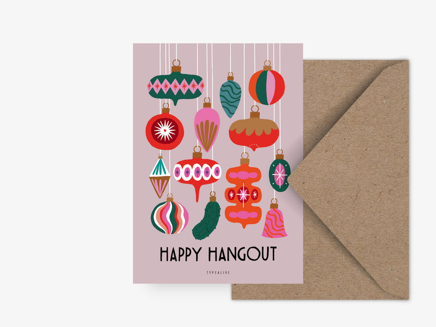 Postkarte / Happy Hangout