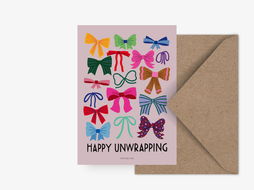 Postkarte / Happy Unwrapping