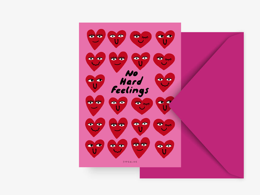 Postkarte / Hard Feelings