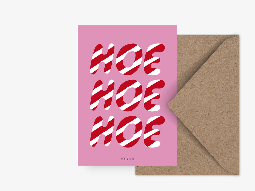 Postkarte / Hoe Hoe Hoe