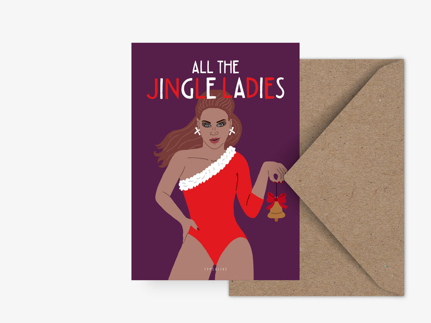 Postkarte / Jingle Ladies