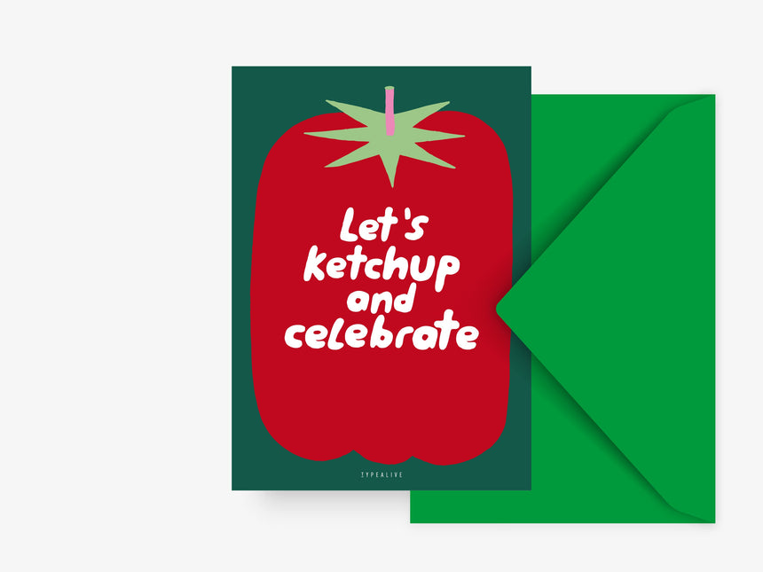 Postkarte / Ketchup