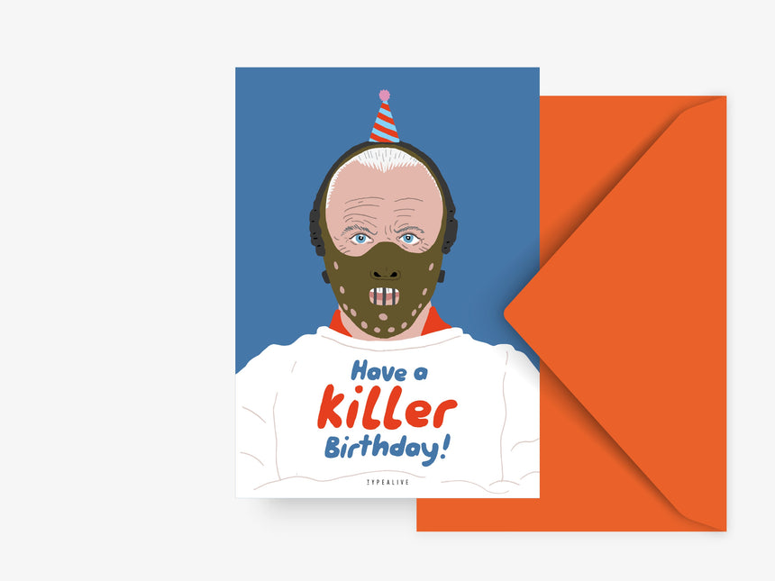 Postkarte / Killer Birthday
