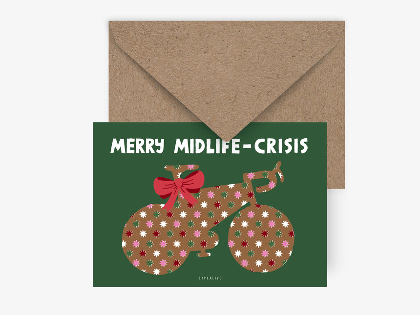 Postkarte / Merry Midlife Crisis