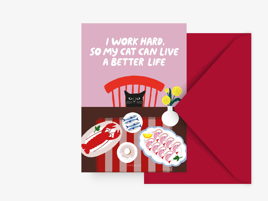 Postkarte / Petisfaction "Cats" Better Life No. 2