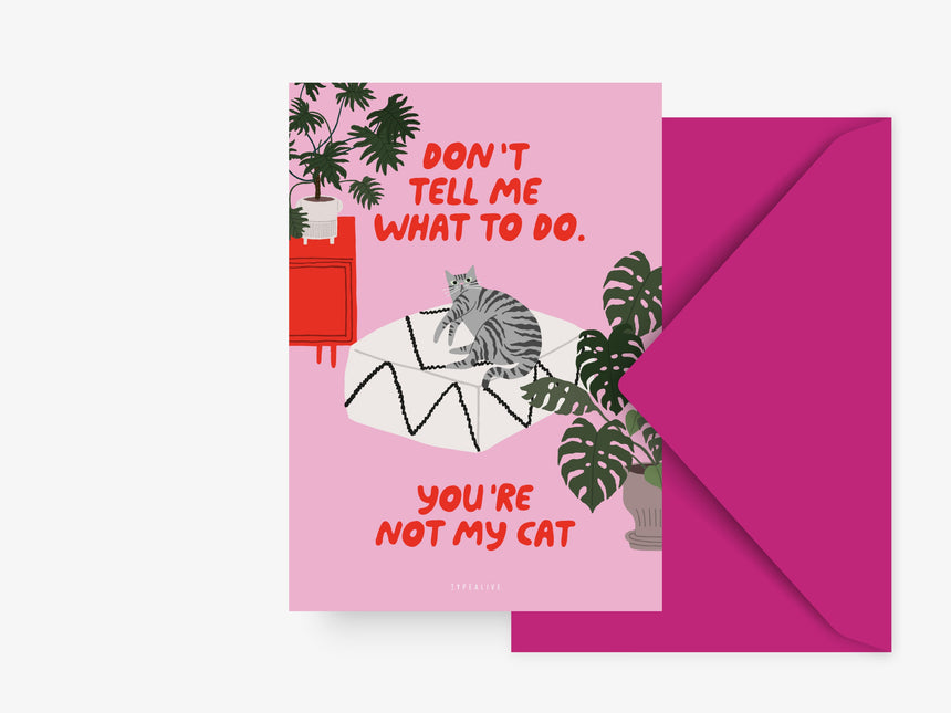 Postkarte / Petisfaction "Cats" Don't Tell Me