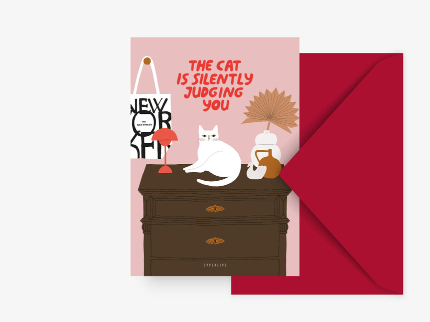 Postkarte / Petisfaction "Cats" Judging