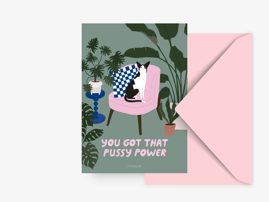 Postkarte / Petisfaction "Cats" Pussy Power