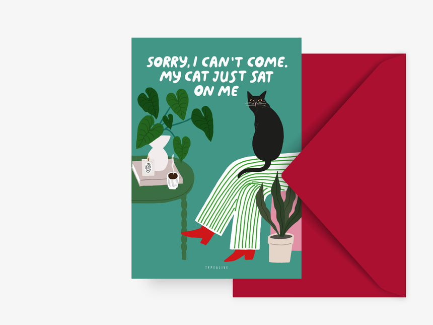 Postkarte / Petisfaction "Cats" Sat On Me