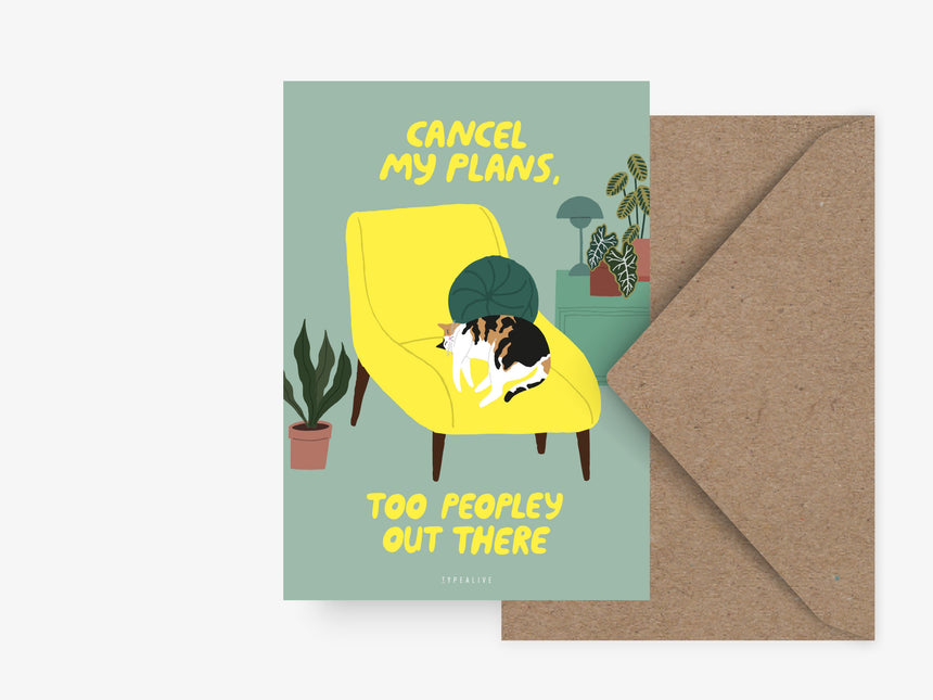 Postkarte / Petisfaction "Cats" Too Peopley