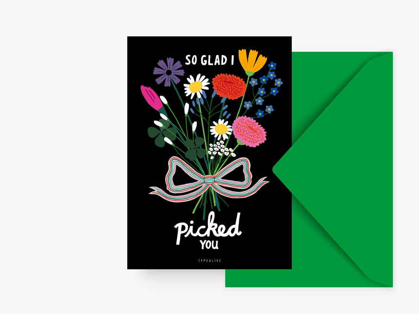 Postkarte / Picked You