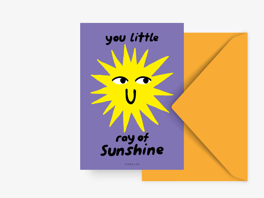 Postkarte / Ray Of Sunshine