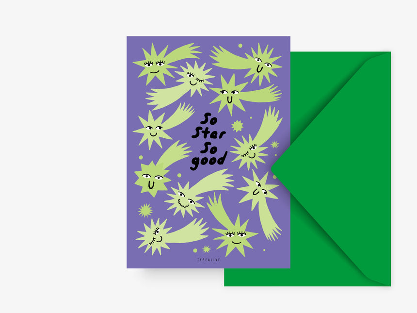 Postkarte / So Star So Good