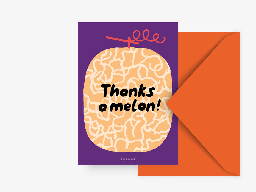 Postkarte / Thanks A Melon