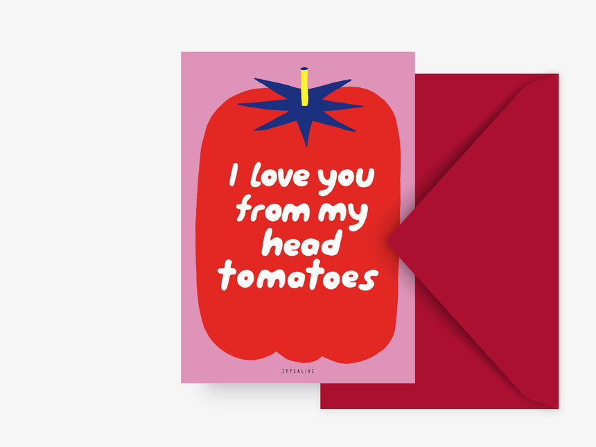 Postkarte / Tomatoes